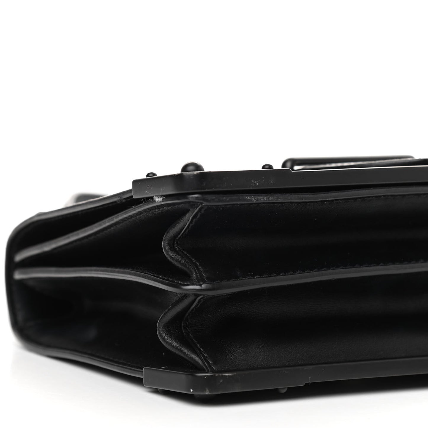 City Calfskin Saffiano Cahier Bag Black
