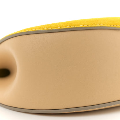 Chloe Suede Smooth Calfskin Mini Drew Shoulder Bag Cork Beige 8 of 10