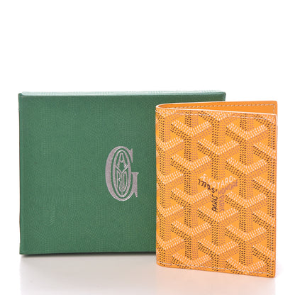 Goyard Goyardine Saint Marc Card Holder Yellow 7 of 7