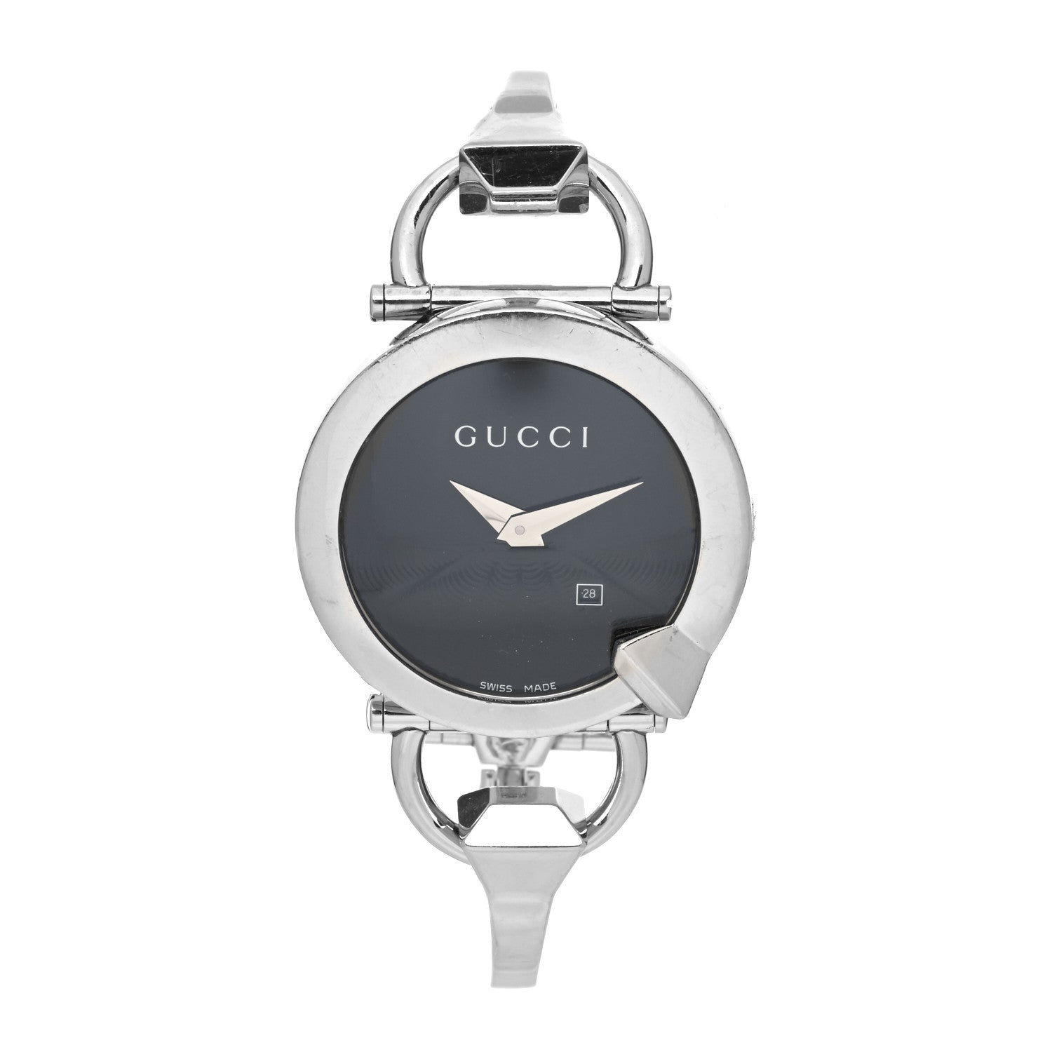 Gucci Stainless Steel 35mm Chiodo Quartz Watch Black 1 of 4