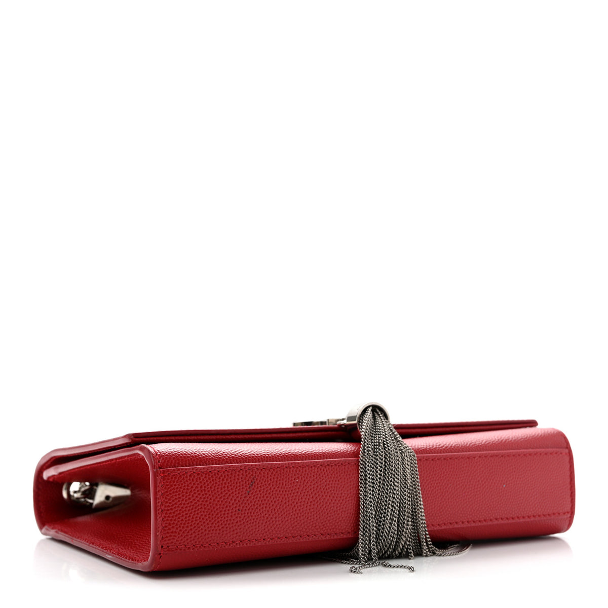 Grain De Poudre Small Classic Monogram Kate Tassel Satchel Red
