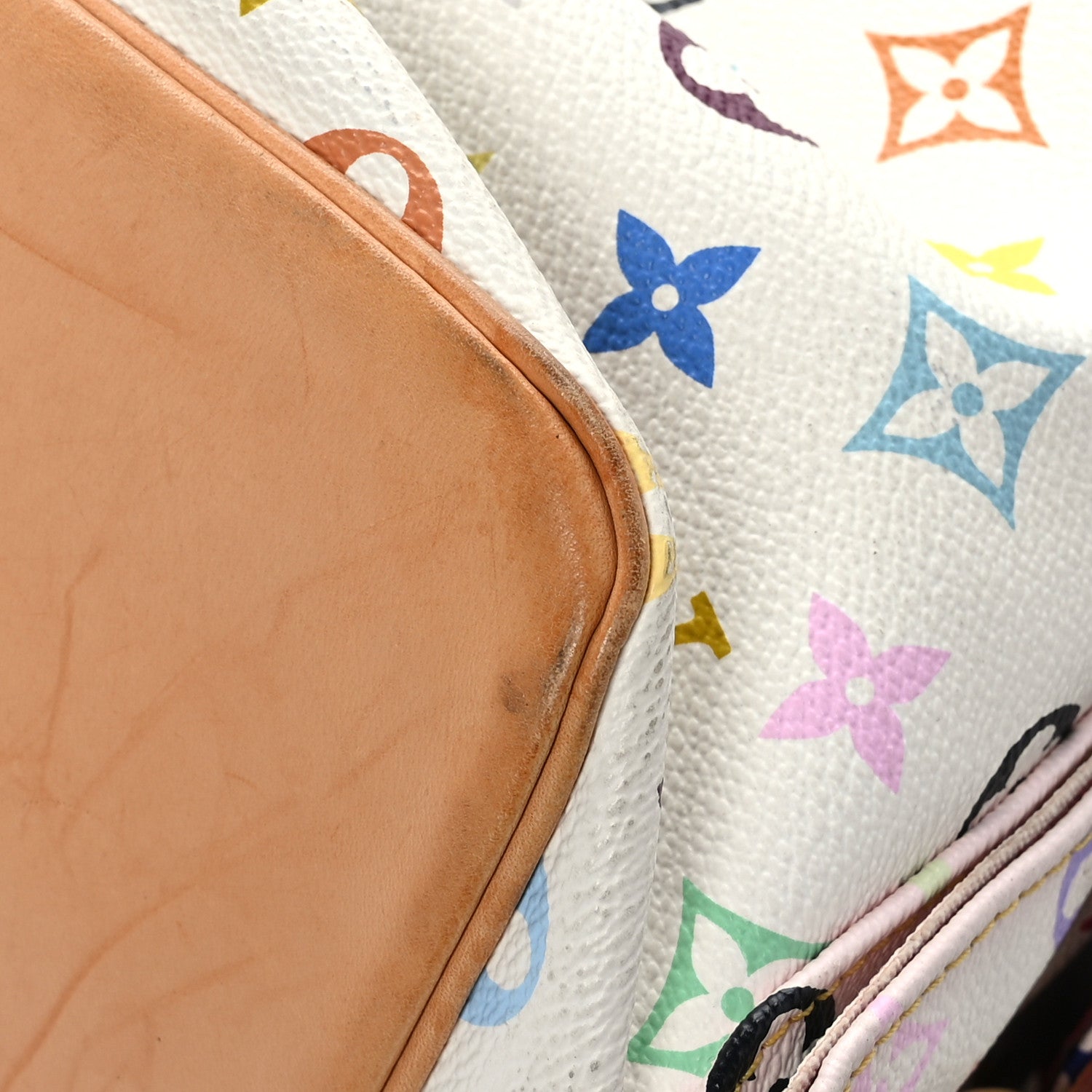 Louis Vuitton Monogram Multicolor Petit Noe White 9 of 9