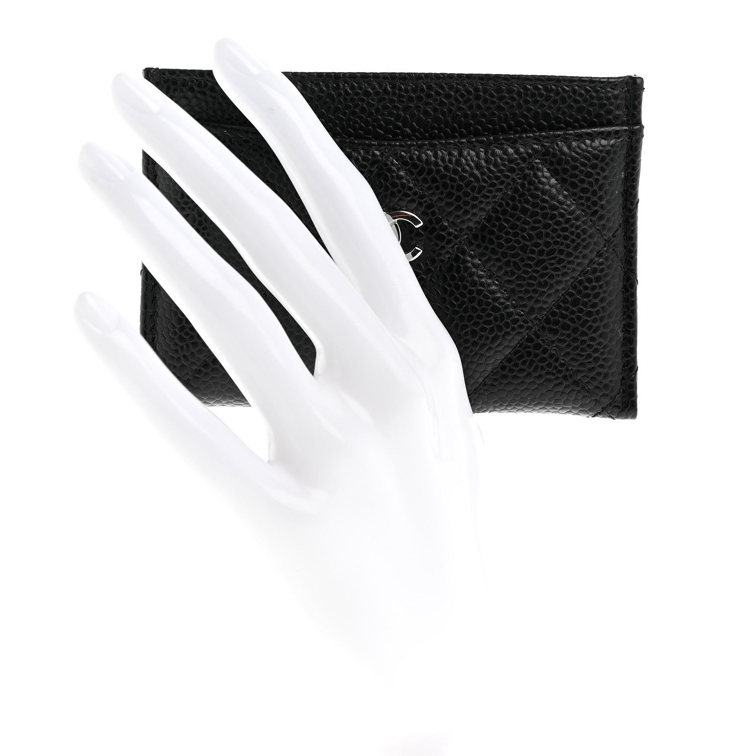 Chanel Caviar Quilted Card Holder Black 2 of 8
