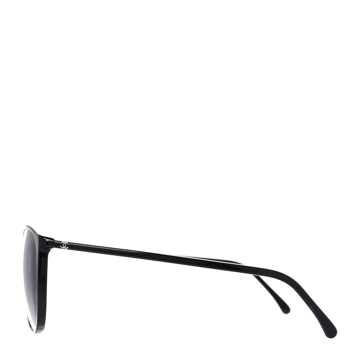 Chanel Acetate Round Sunglasses 5278 Black 2 of 7