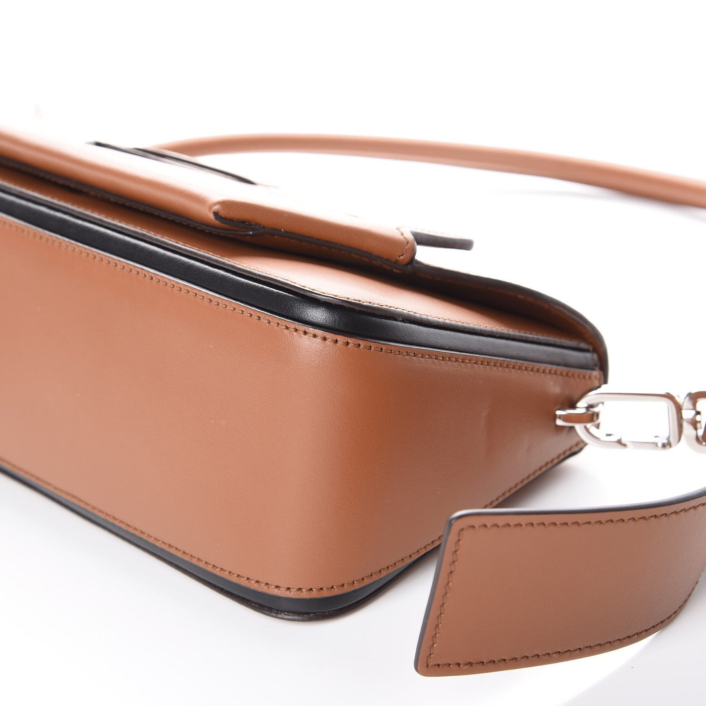 City Calfskin Manuelle Shoulder Bag Cognac