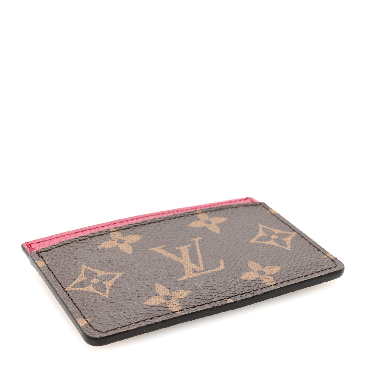 Monogram Card Holder Fuchsia