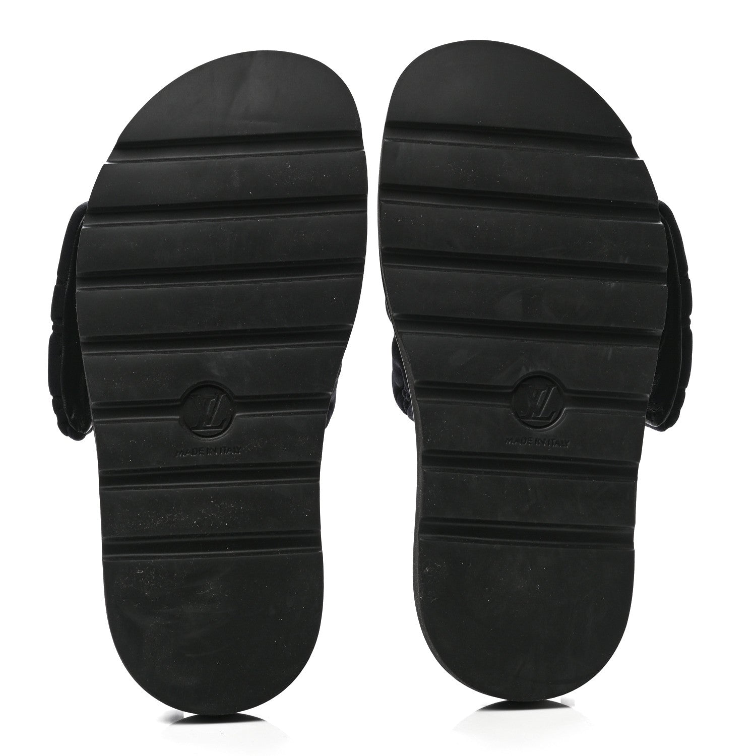 Louis Vuitton Technical Fabric Embossed Monogram Pool Pillow Comfort Mule 40 Black 5 of 8
