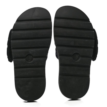 Louis Vuitton Technical Fabric Embossed Monogram Pool Pillow Comfort Mule 40 Black 5 of 8