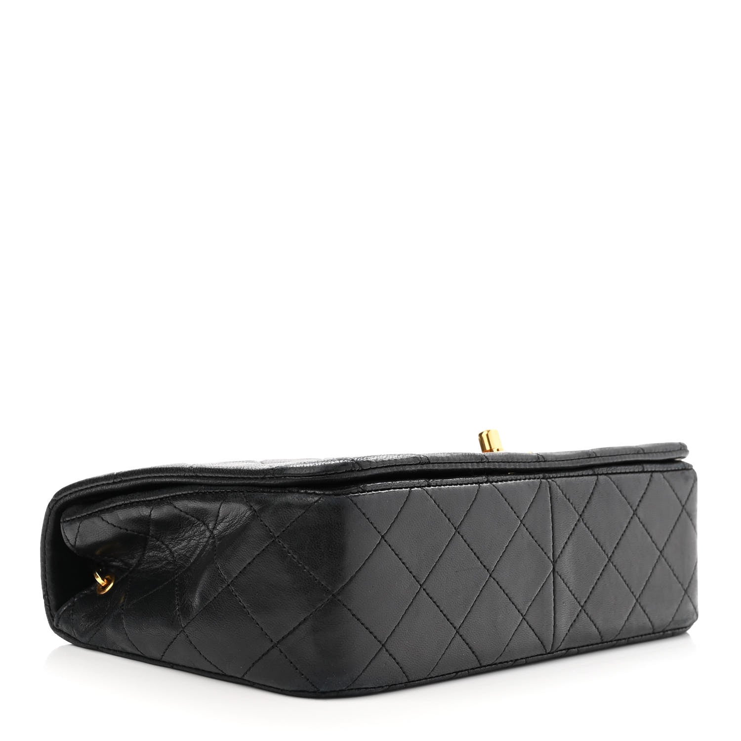 Chanel Lambskin Quilted Small Single Flap Black 4 of 14