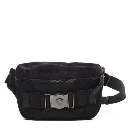 Versace Nylon Palazzo Medusa Belt Bag Black 1 of 8