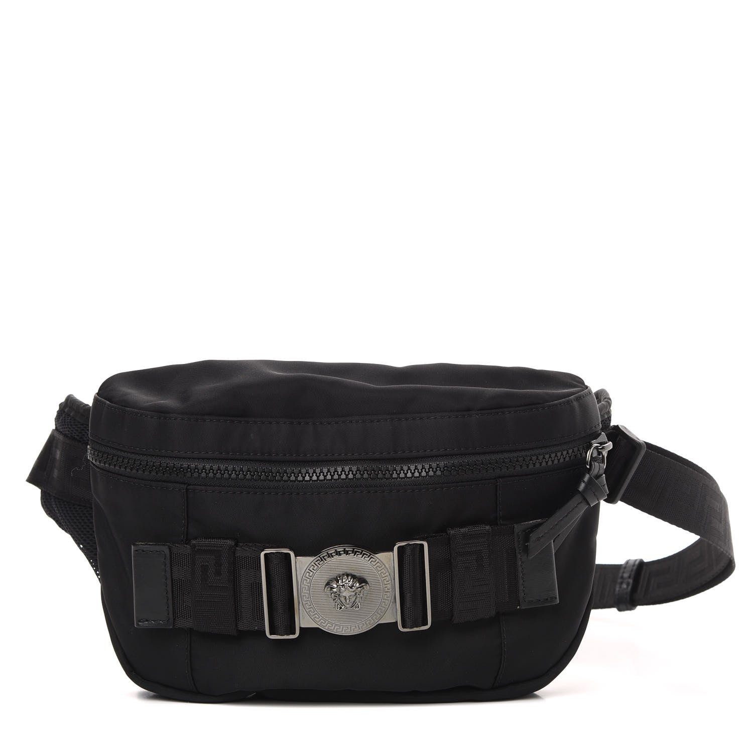 Versace Nylon Palazzo Medusa Belt Bag Black 1 of 8