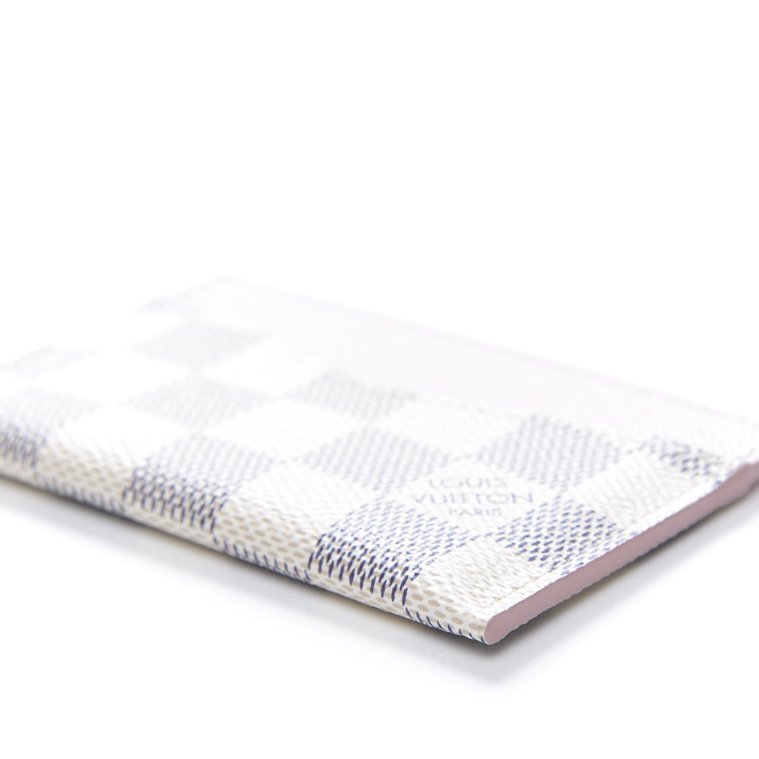 Louis Vuitton Damier Azur Daily Card Holder Rose Ballerine 8 of 9