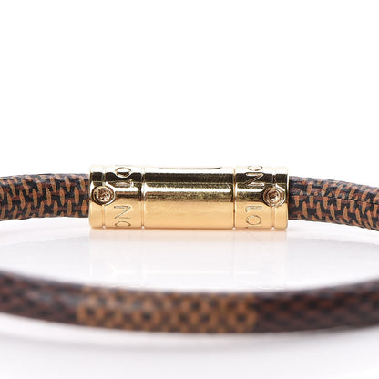 Louis Vuitton Damier Ebene Keep It Bracelet 17 4 of 5