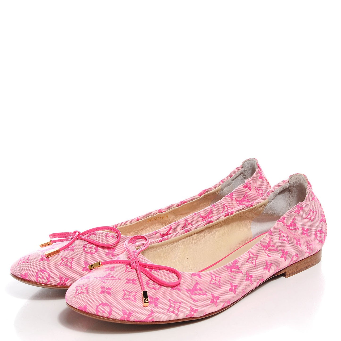 Mini Monogram Debbie Ballerina Flats 36.5 Rose