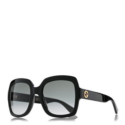 Gucci Acetate Square Frame Sunglasses GG0036S Black 1 of 9