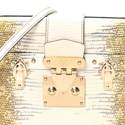Louis Vuitton Lizard Petite Malle Vegetal Luxe 7 of 9