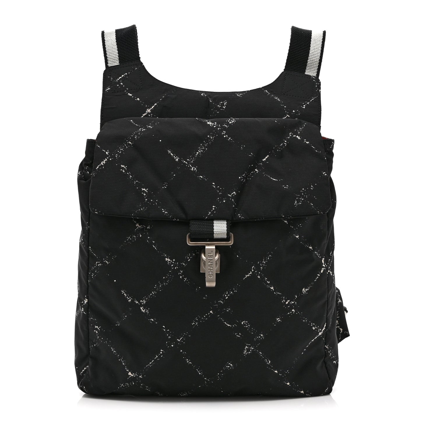 Nylon Travel Backpack Black
