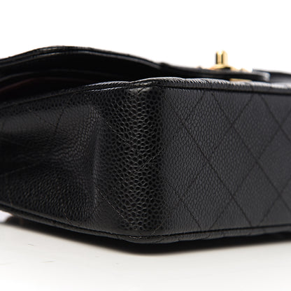 Chanel Caviar Quilted Small Double Flap Black 7 of 10