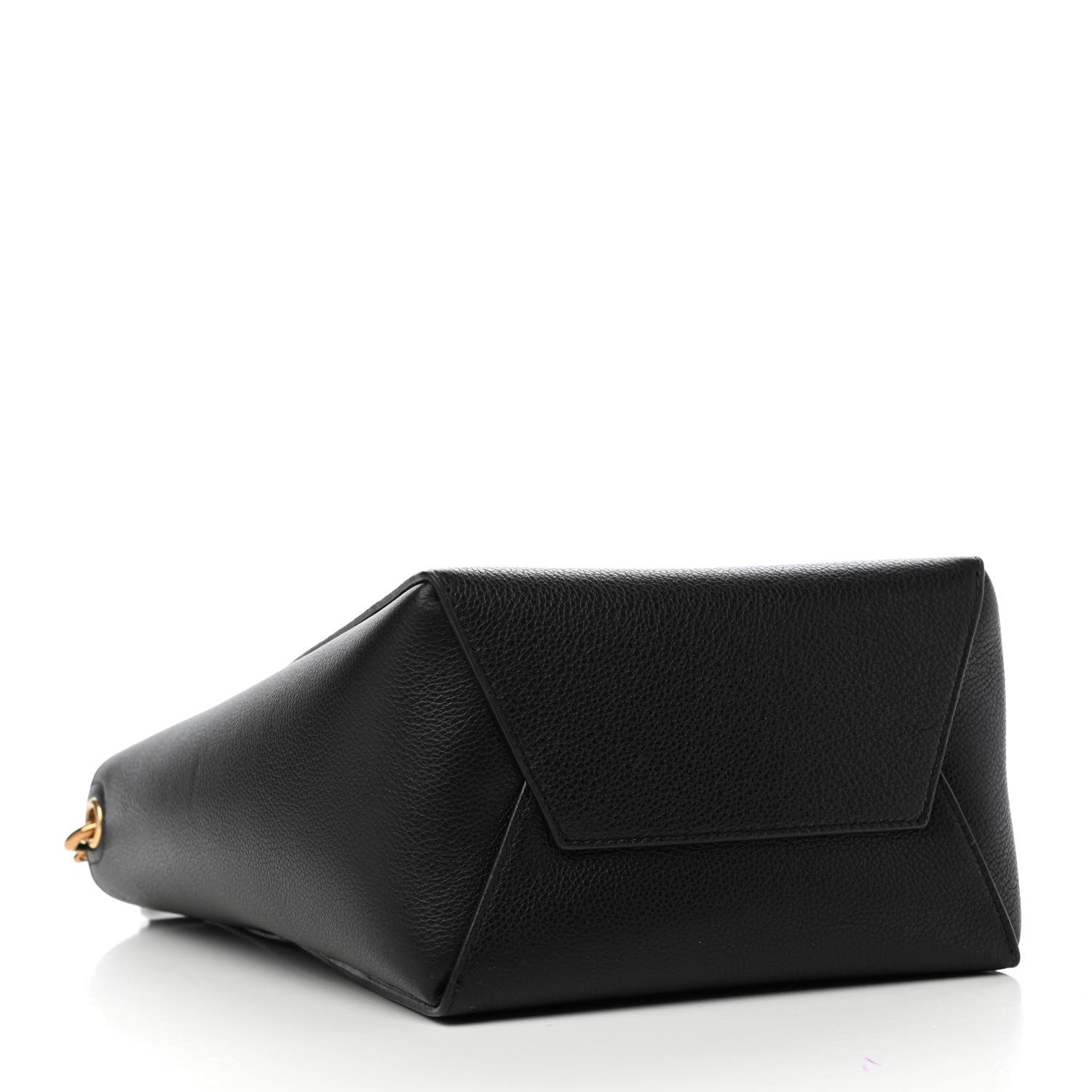 Celine Soft Grained Calfskin Small Sangle Bucket Bag Black 4 of 9