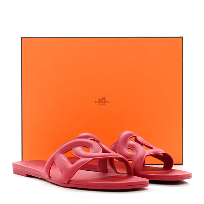 Hermes Rubber Aloha Sandals 40 Rose Baie 9 of 9