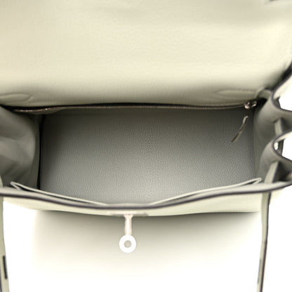 Hermes Togo Kelly Retourne 28 Gris Neve 5 of 11