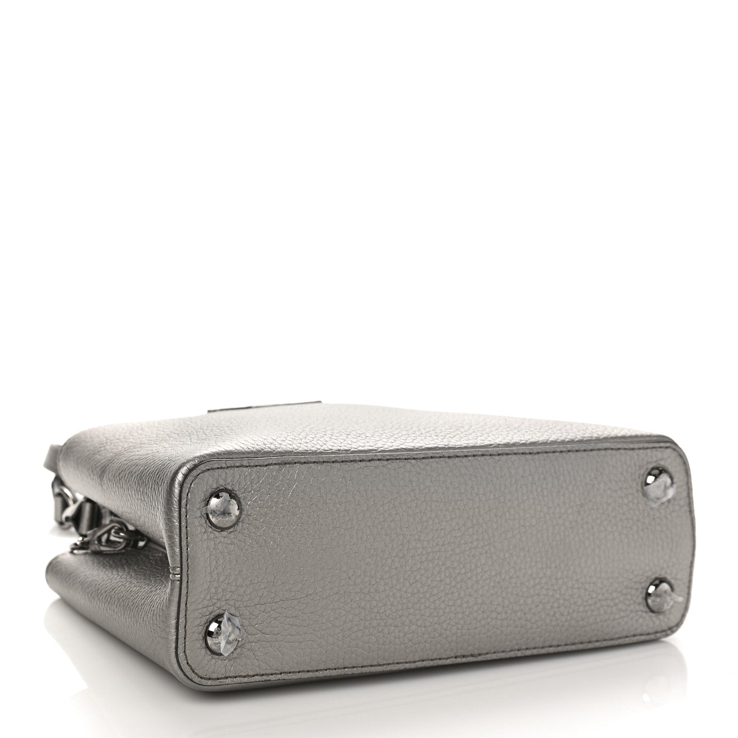 Louis Vuitton Metallic Calfskin Mini Capucines 4 of 8