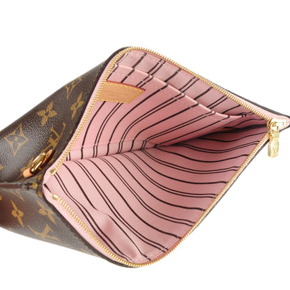 Louis Vuitton Monogram Neverfull MM GM Pochette Rose Ballerine 5 of 8