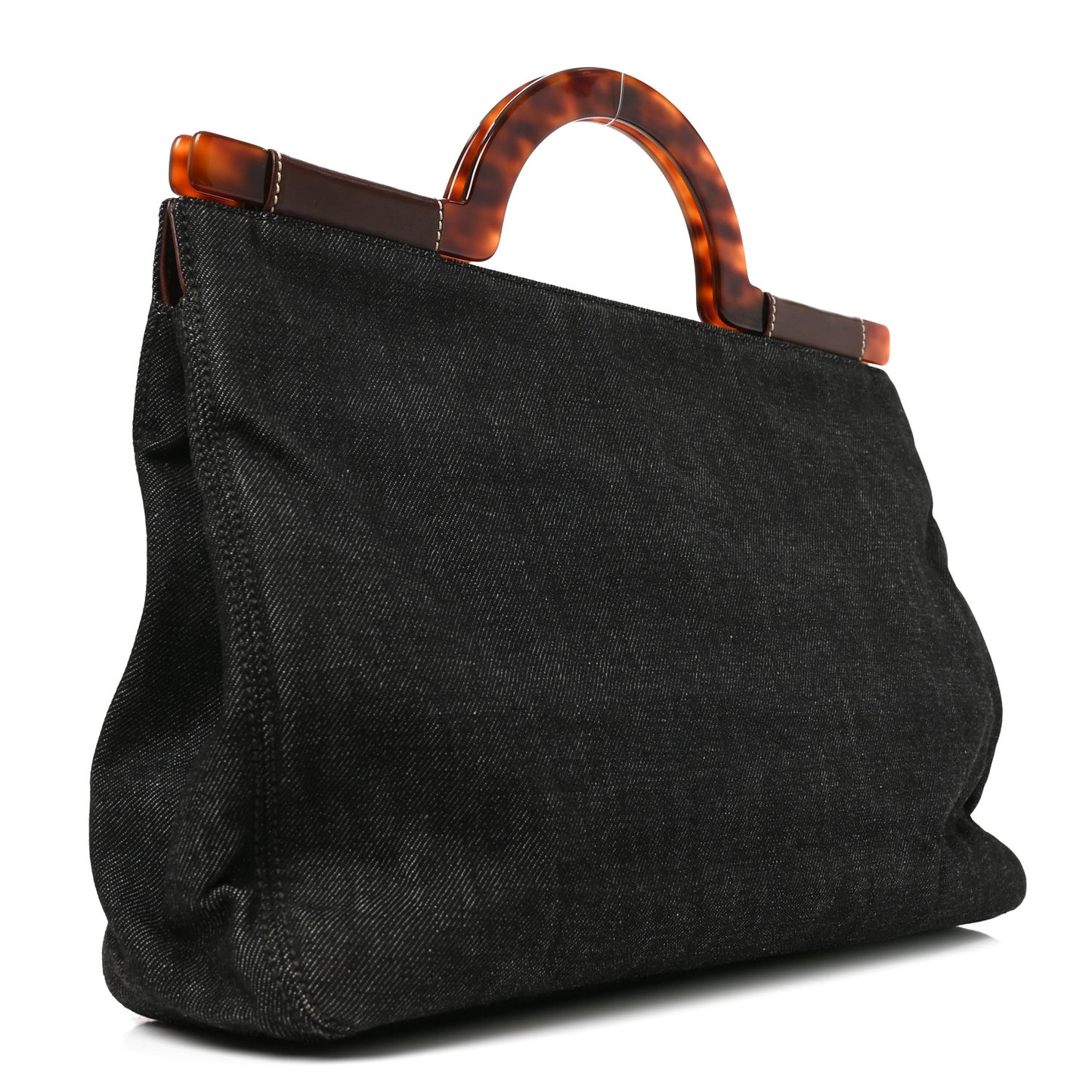 Denim Tortoise Timeless CC Tote Dark Blue