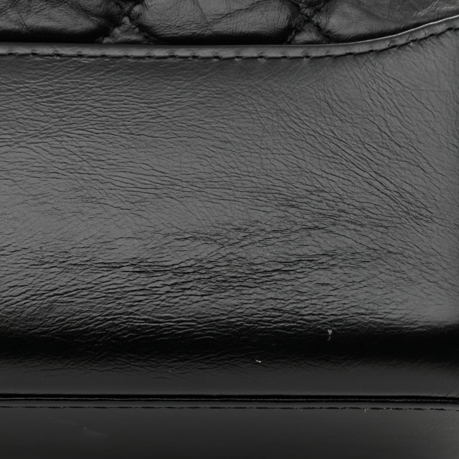 Chanel Aged Calfskin Quilted Medium Gabrielle Hobo Black 11 of 12