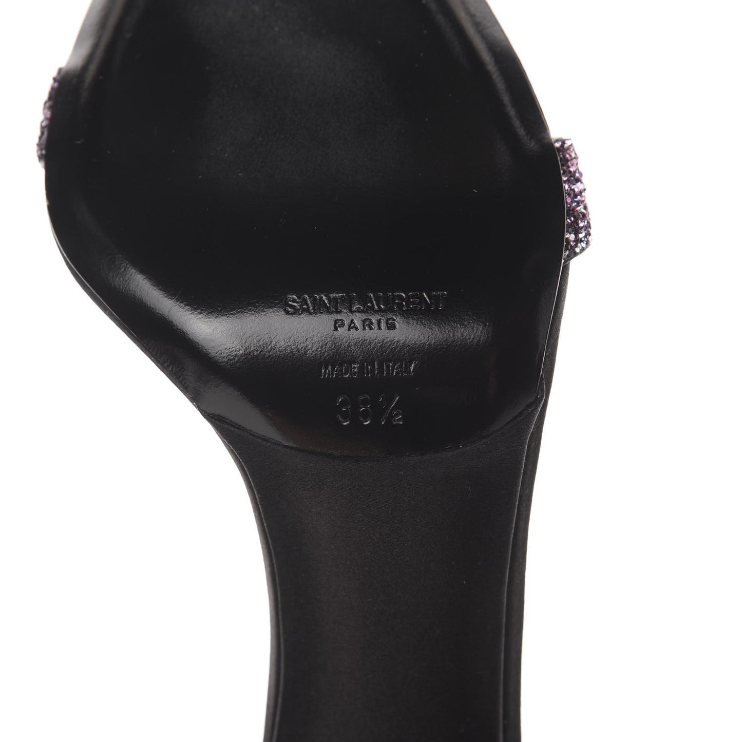 Glitter Amber 105 Ankle Strap Sandals 38.5 Pink