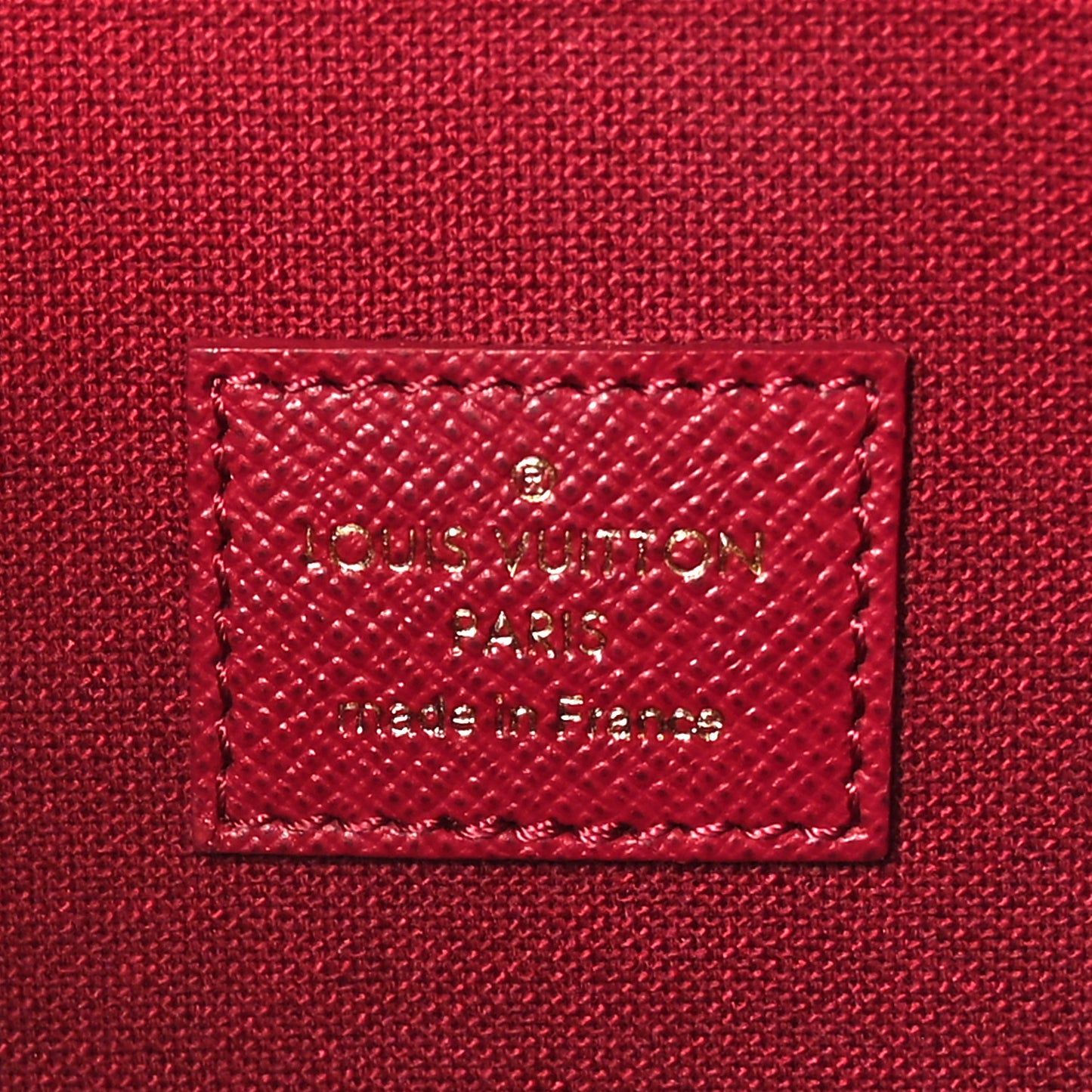 Monogram Pochette Felicie Chain Wallet Fuchsia