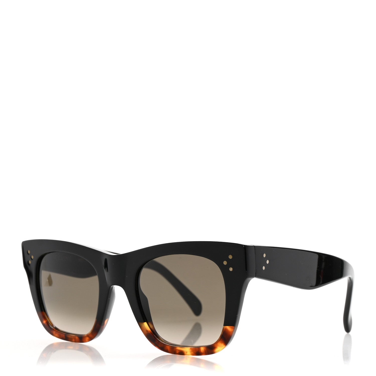 Celine Acetate Catherine Sunglasses CL41089/S Black Havana 1696685 ...