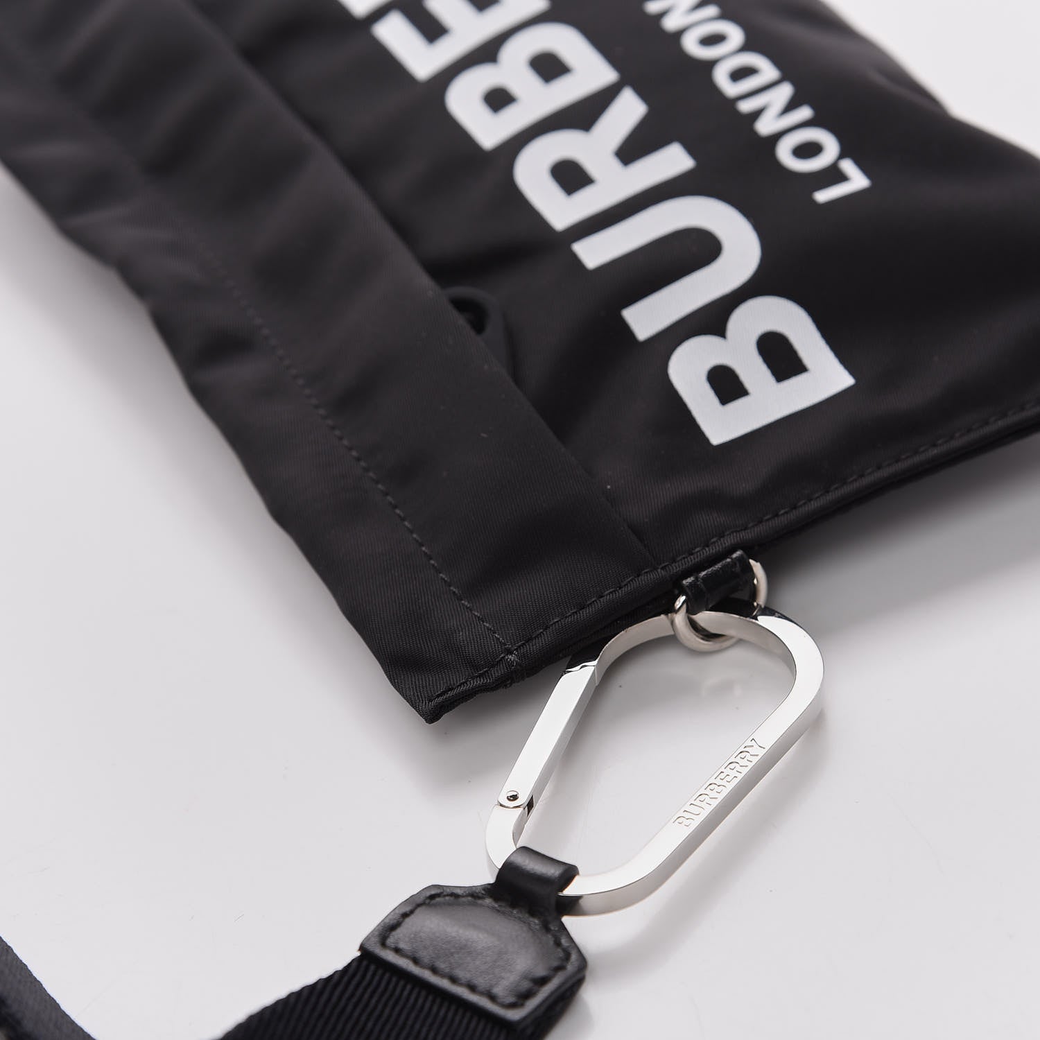 Burberry Nylon Logo Clutch Bag Black 10 of 10
