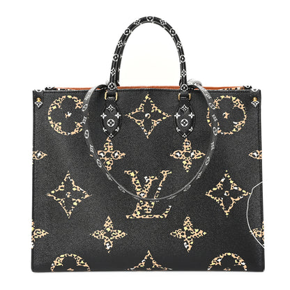 Louis Vuitton Monogram Giant Jungle Onthego GM Black 1 of 9