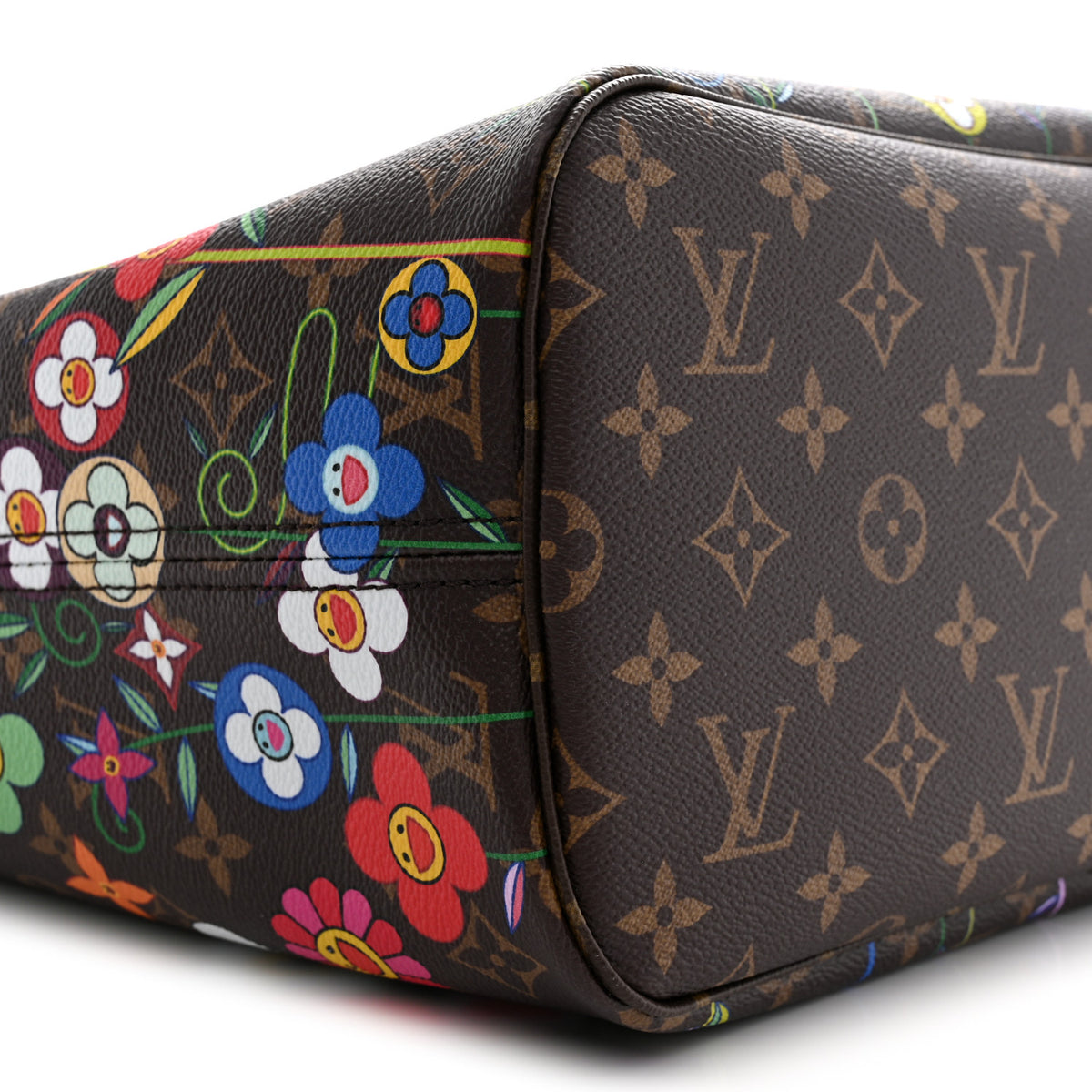 Louis Vuitton LV X TM Monogram Flowers Neverfull MM 9 of 11