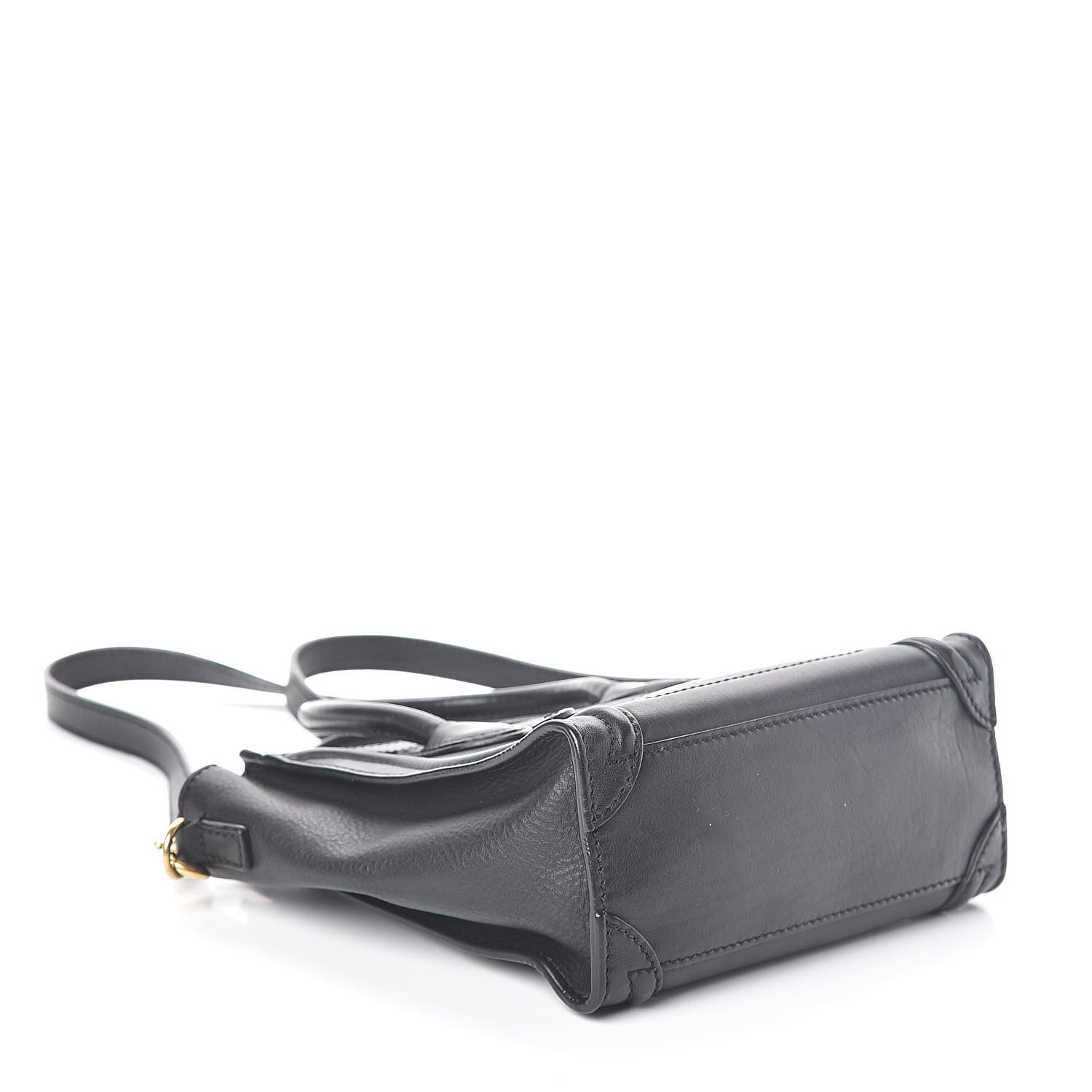 Celine Smooth Calfskin Nano Luggage Black 4 of 9