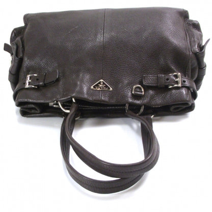 Prada Vitello Daino Tote Brown 6 of 11