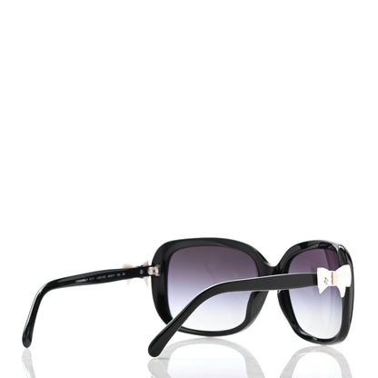 Chanel CC Bow Sunglasses 5171 Black White 4 of 9