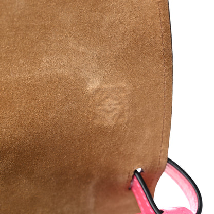 Loewe Calfskin Small Metal Gate Crossbody Bag Wild Rose White 9 of 11