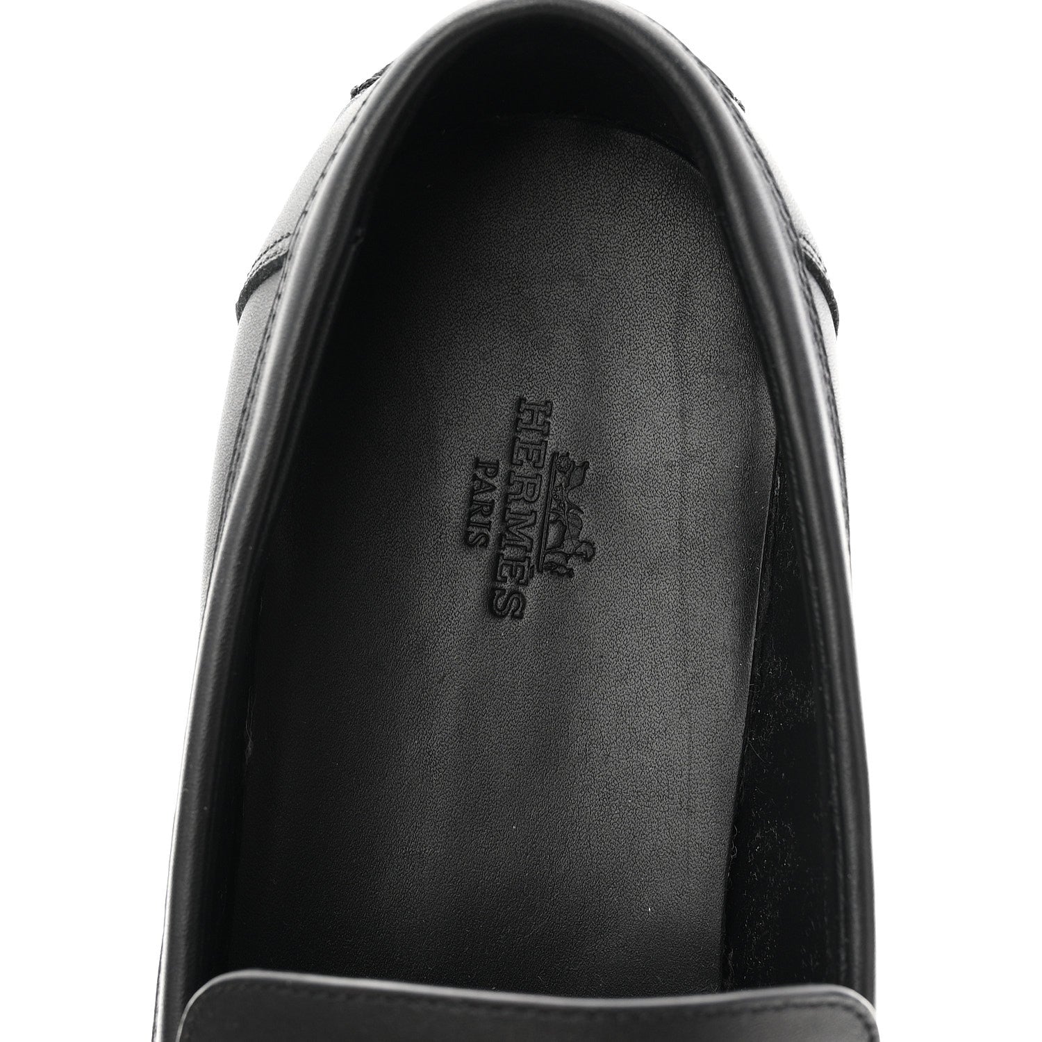Hermes Calfskin Ivy Loafer 41 Black 8 of 10