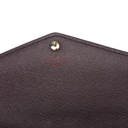 Louis Vuitton Damier Ebene Sarah Wallet NM 6 of 7