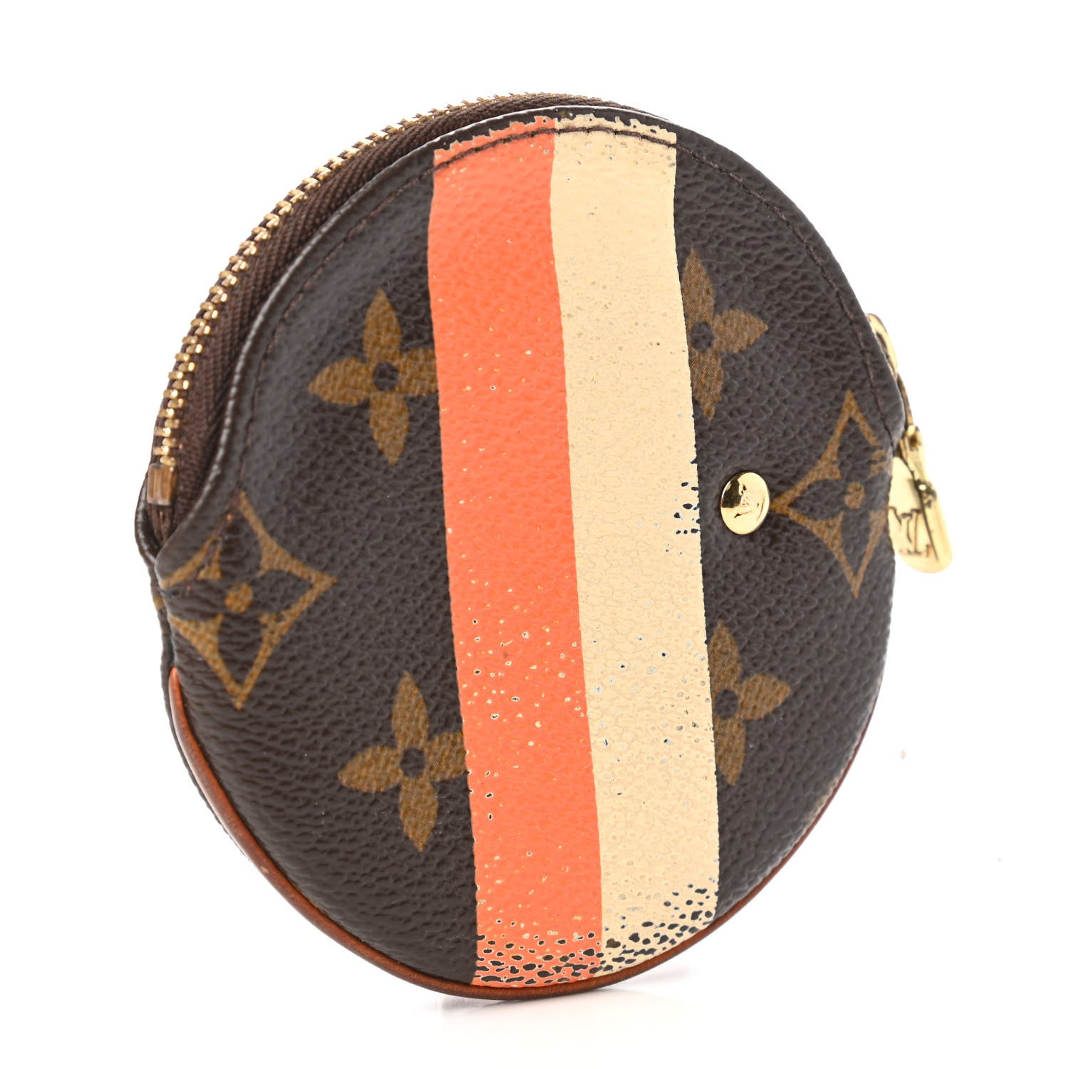 Louis Vuitton Monogram Groom Round Coin Purse 3 of 8