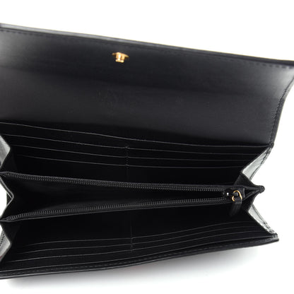 Gucci Suede Patent GG Web Ophidia Continental Wallet Black 4 of 8