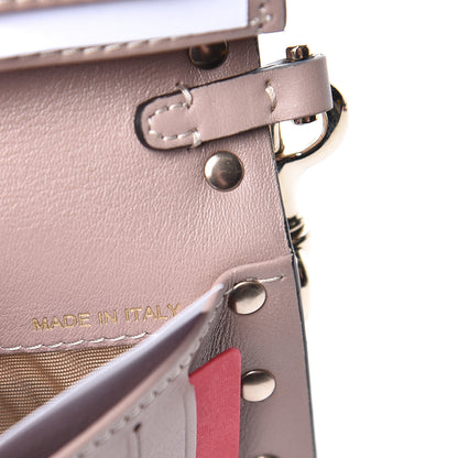 Valentino Garavani Calfskin Rockstud Wristlet Wallet Poudre 9 of 10