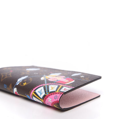 Louis Vuitton Monogram 2020 Christmas Animation Big Wheel Passport Cover Rose Ballerine 6 of 8