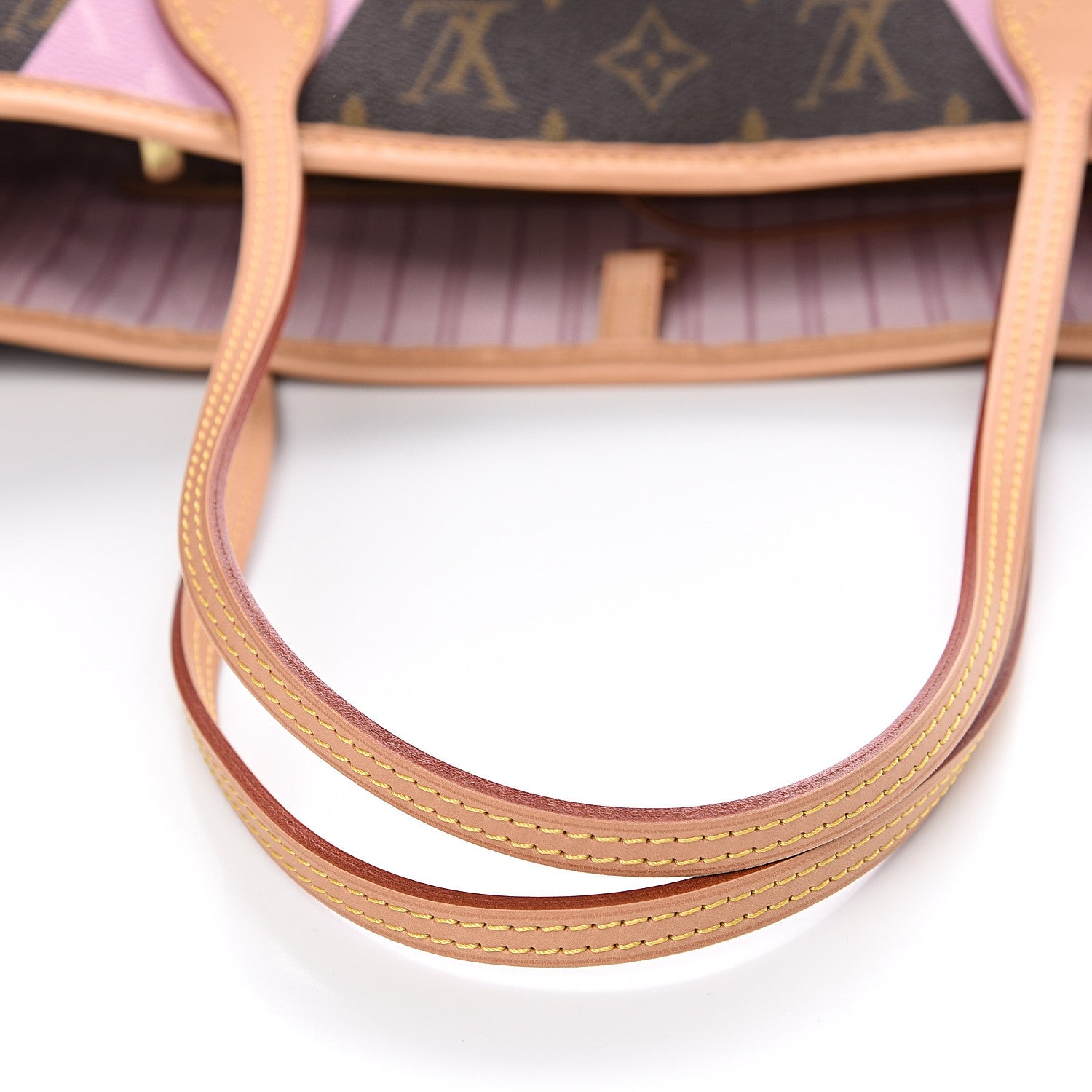 Louis Vuitton Monogram Maui V Neverfull MM Rose Ballerine 9 of 10