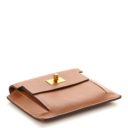 Hermes Epsom Kelly Pocket Compact Wallet Gold 4 of 8