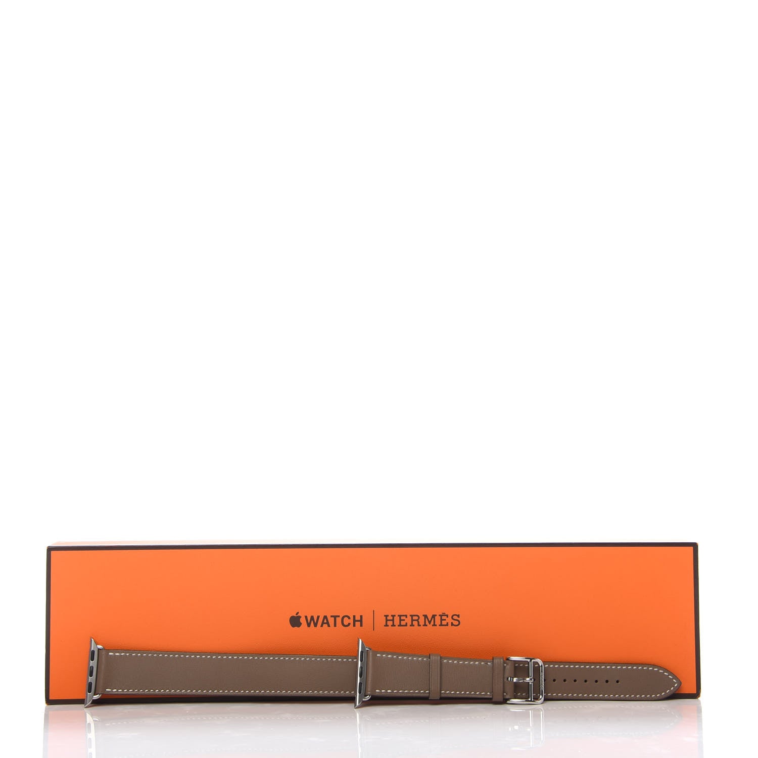 Hermes Swift 40mm Apple Watch Double Tour Band Etoupe 4 of 4