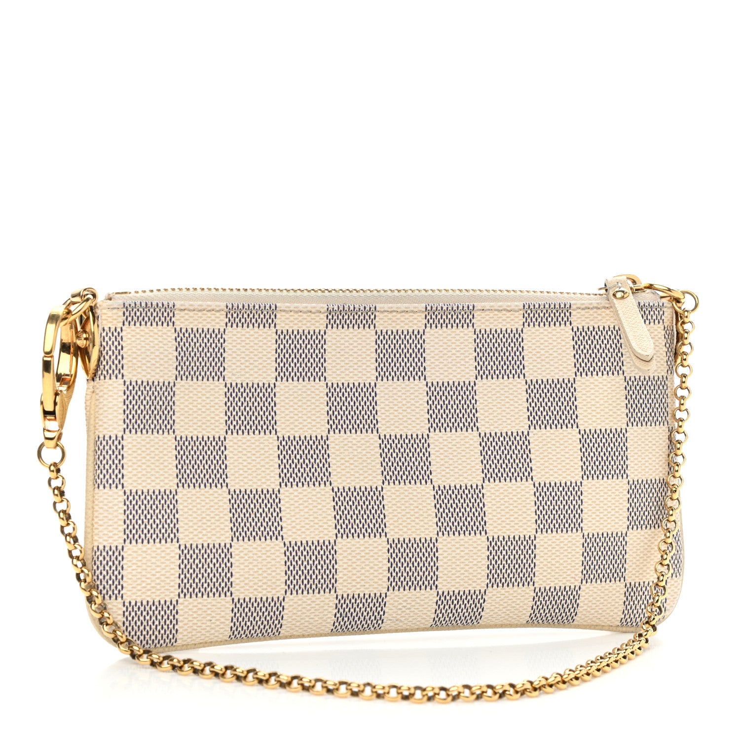 Louis Vuitton Damier Azur Trunk Pochette Milla MM 3 of 10