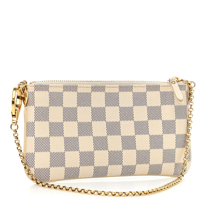 Louis Vuitton Damier Azur Trunk Pochette Milla MM 3 of 10